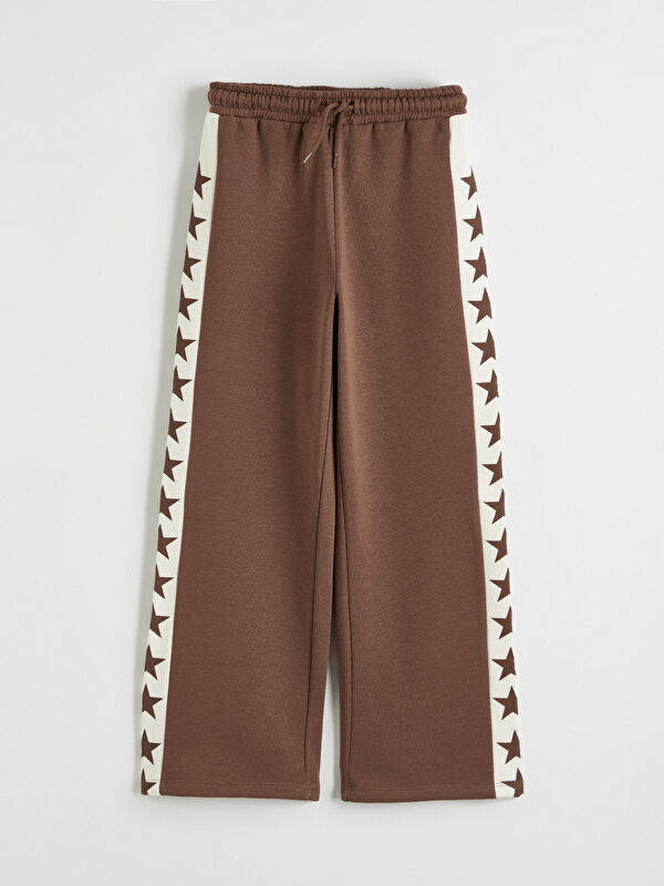 LCW Kids Star-Patterned Girls' Sweatpants