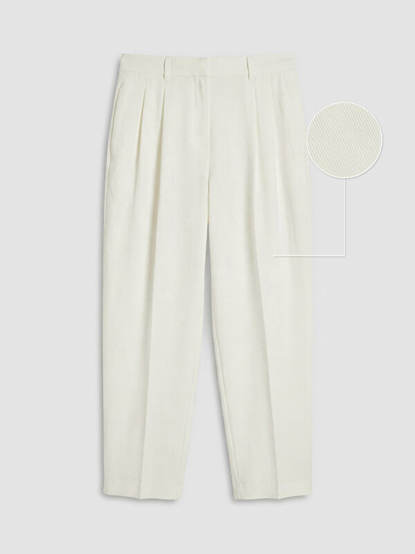 LCWAIKIKI Classic Woman Beige Trousers