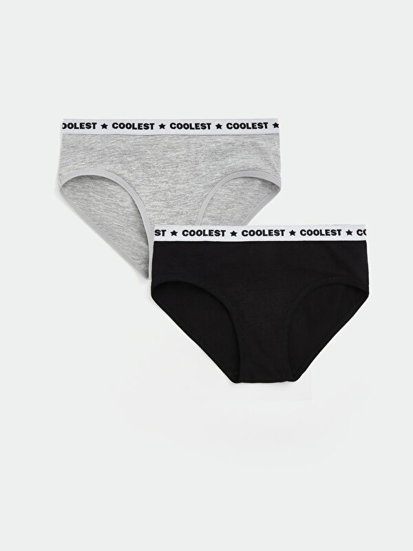 LCW Kids Girls' Printed Knickers 2 Pack