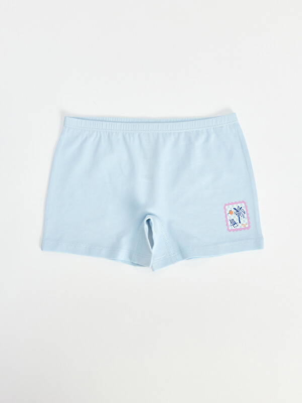 LCW Kids Baskılı Kız Çocuk Boxer