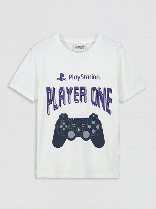 LCW Kids Boy White T-Shirt