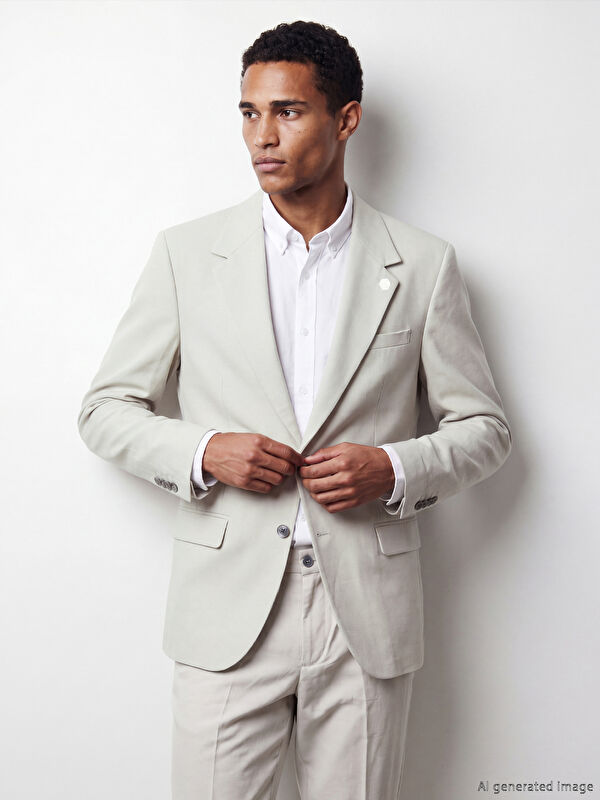 LCW BUSINESS Slim Fit Erkek Blazer Ceket