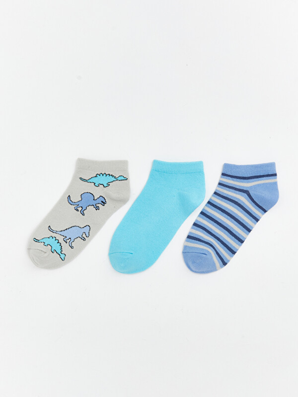 LC WAIKIKI Patterned Boys' Trainer Socks 3-pack