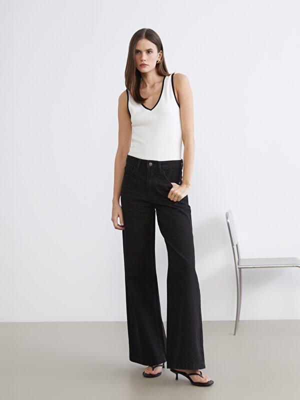LCW Jeans Jeans für Damen mit weitem Bein