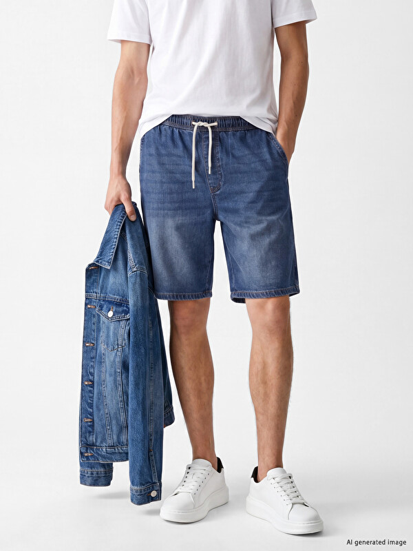 LCW Jeans شورت جينز رجالي واسع