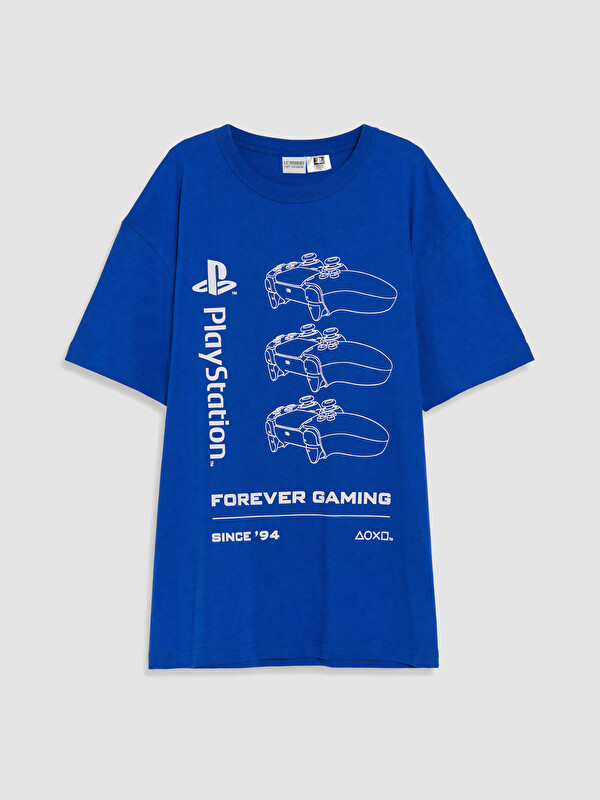LCW Kids PlayStation Baskılı Erkek Çocuk Tişört