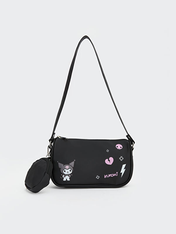 LCW ACCESSORIES Kuromi Baskılı Kız Çocuk Omuz Çantası