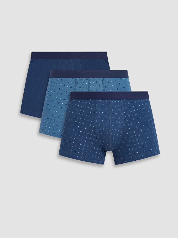 LC WAIKIKI Relax Fit Pamuklu Esnek Erkek 3'lü Boxer