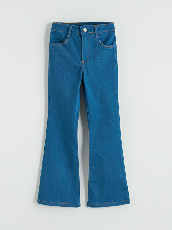 LC WAIKIKI Slim Fit İspanyol Paça Kız Çocuk Jean Pantolon