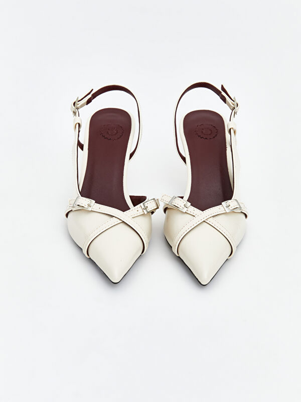 Lcw Steps Kahverengi Lcw Steps Sivri Burunlu Kadın Topuklu Ayakkabı