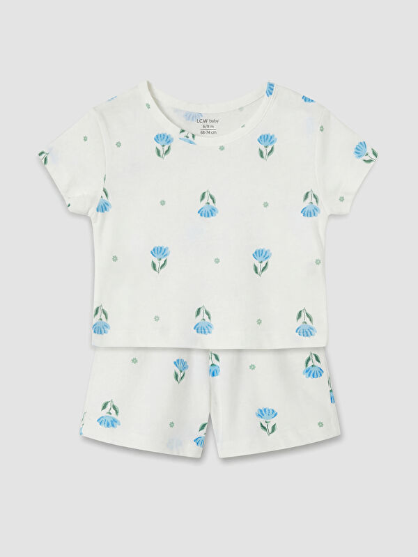 LCW baby Floral Baby Girls' Shorts Set