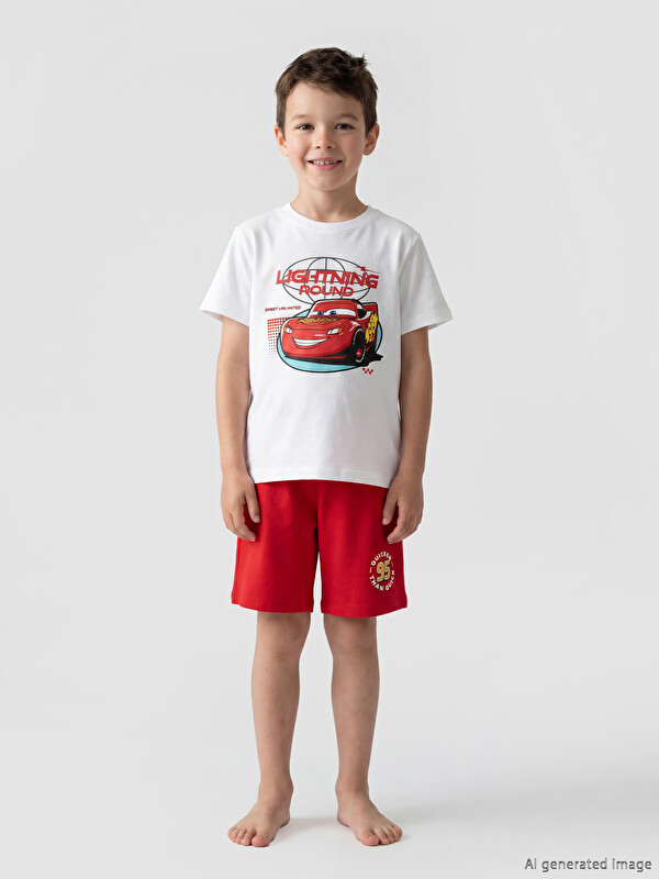 LCW Kids Dečiji pidžama komplet sa Cars printom