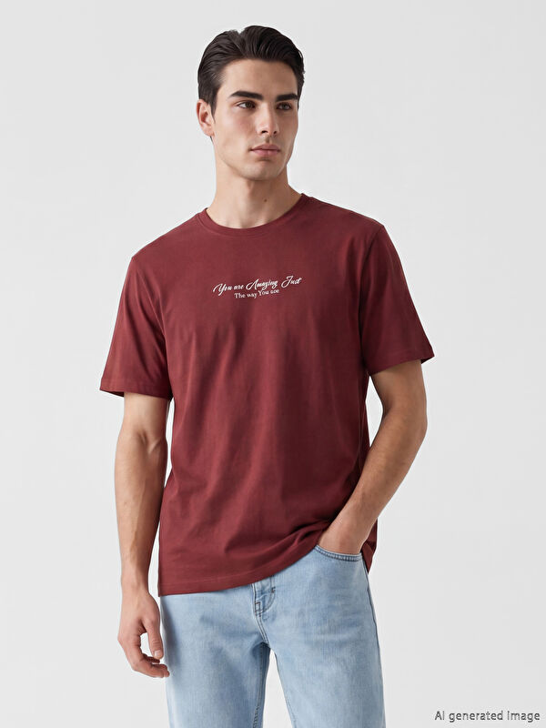 LCWAIKIKI Classic Crew Neck Printed Men's T-Shirt