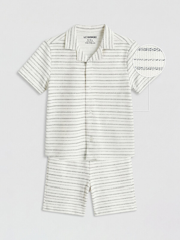 LCW Kids Boy Beige Set