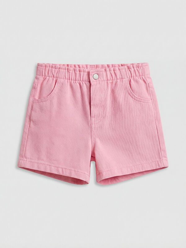 LCW baby Kız Bebek Gabardin  Şort