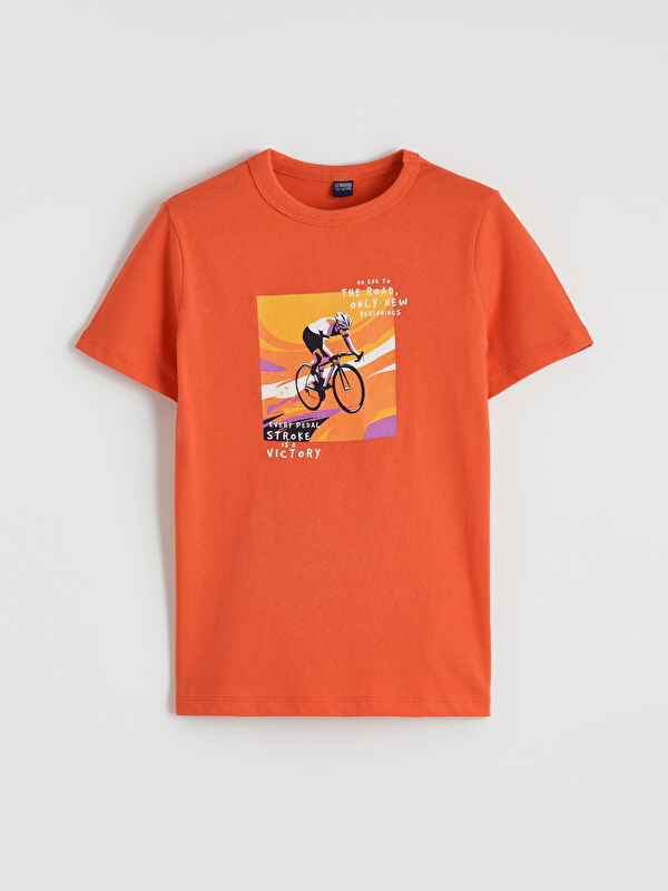 LC WAIKIKI Crew Neck Printed Boy's T-Shirt