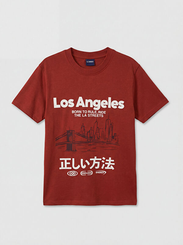 LCW Kids Los Angeles Printed Boys' T-Shirt