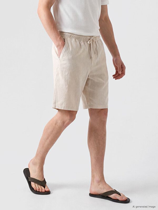 XSIDE Man Beige Shorts