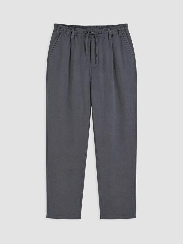 XSIDE Loose Fit Keten Görünümlü Erkek Pantolon