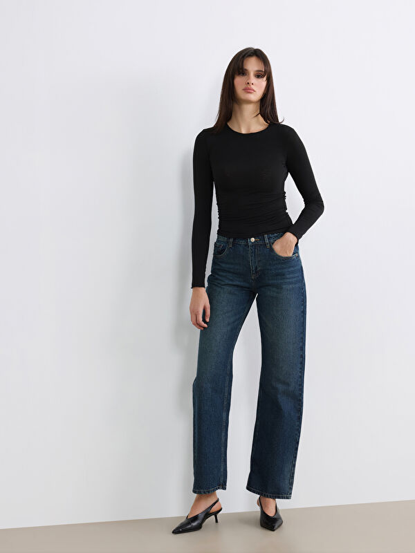 LCW Jeans Әйелдер ИНДИГО Джинсы шалбар