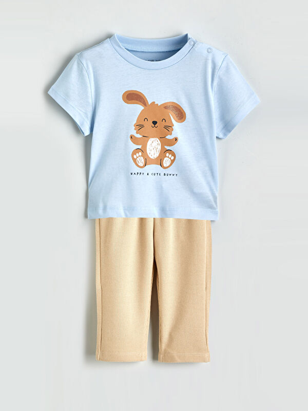 LCW baby T-shirt et Pantalon Imprimés pour Bébé Garçons