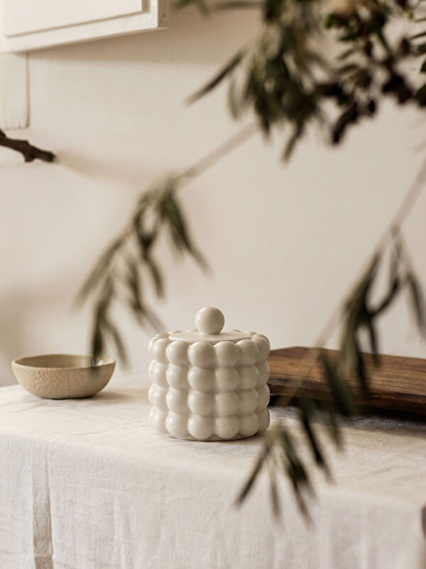 LCW HOME Ceramic Sugar Bowl