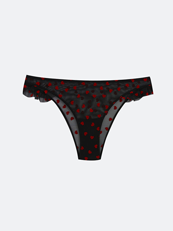 LCW DREAM Brazilian brief with heart embroidery