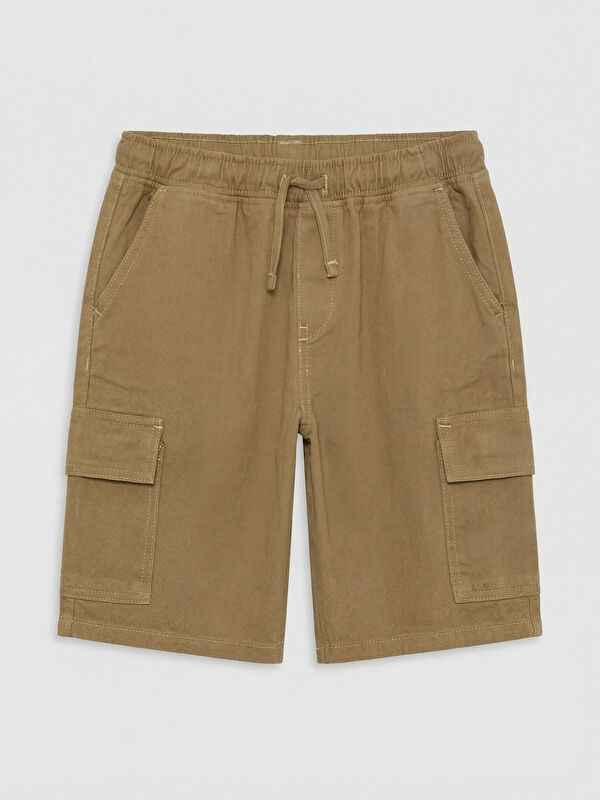 LCW Kids Boys' Gabardine Cargo Shorts