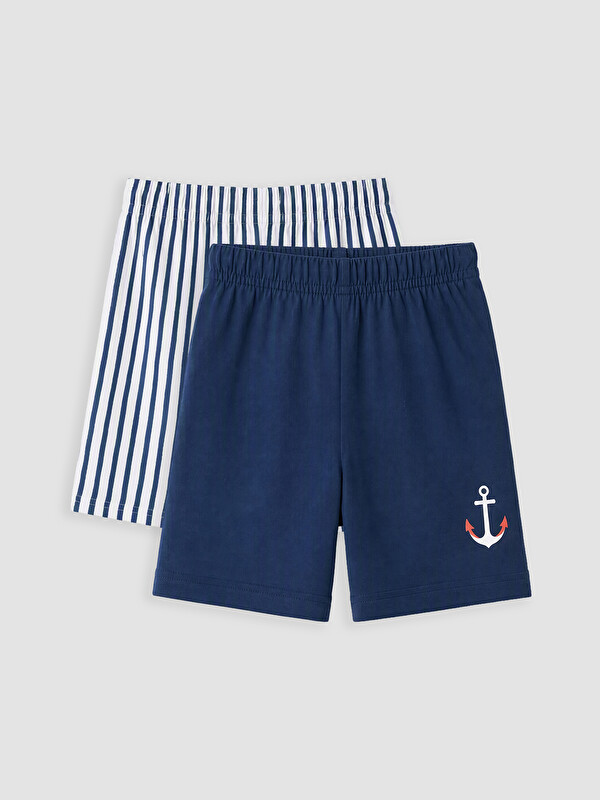 LCW Kids Bas de pyjama shorts garçon lot de 2