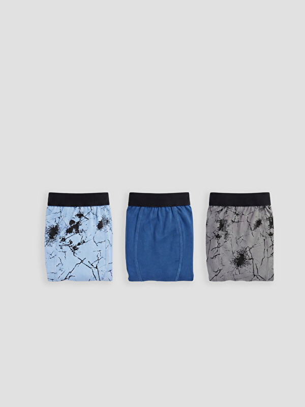 LCW Kids Patterned Boys' 3-Piece Boxer