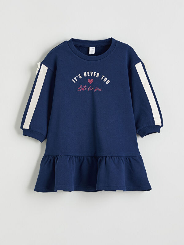 LCW Kids Girls' Long-Sleeve Ruffle Dress
