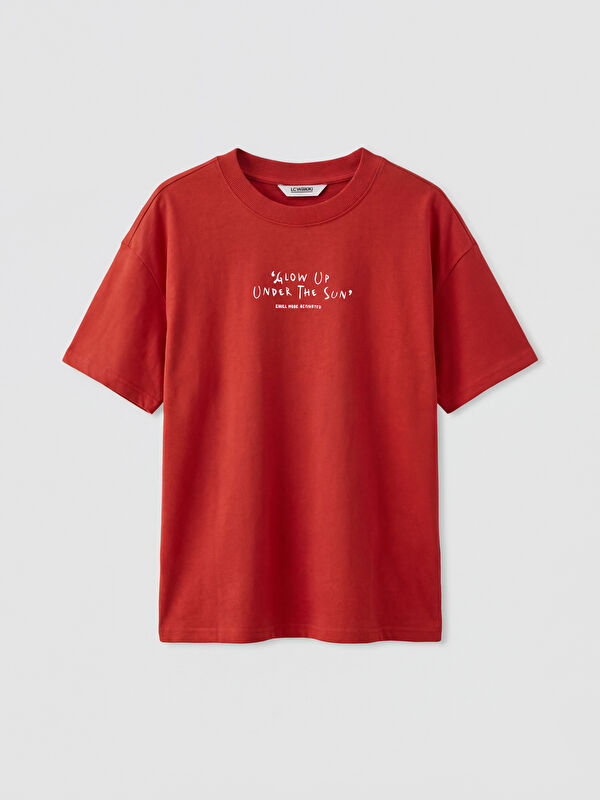 LCW Kids Crew Neck Printed Boys' T-Shirt