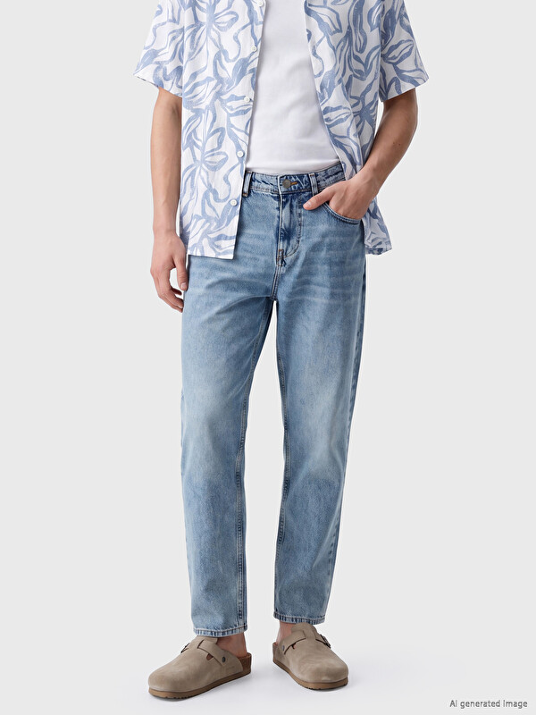 XSIDE Baggy Fit Erkek Jean Pantolon