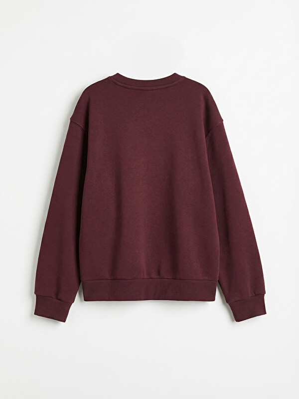 LCW Kids Girls' Crew Neck Printed Sweatshirt - S6I447Z4-HKM | LC
