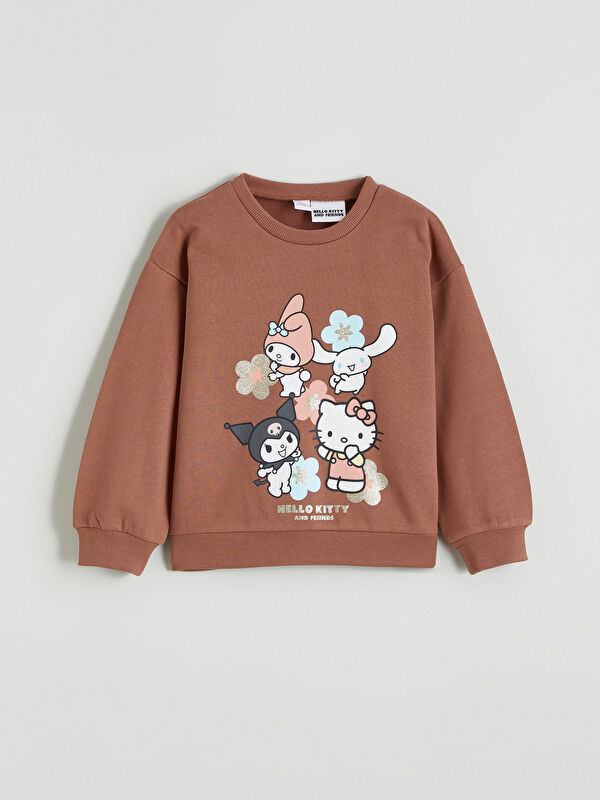 LCW Kids Hello Kitty Print Sweatshirt for Girls
