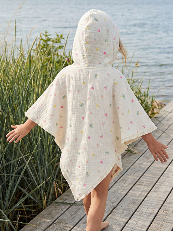LCW Kids Hooded Girls' Poncho