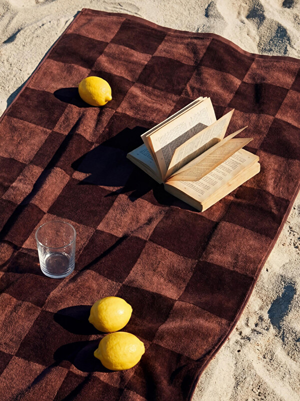 LCW ACCESSORIES Pamuklu Erkek Büyük Boy Plaj Havlusu 90x160 cm