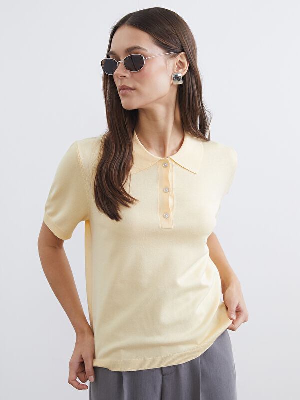 LCW Vision Polo Neck Women's Knitted Sweater