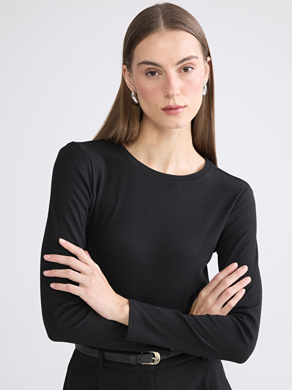 LCWAIKIKI Basic Women's crew neck bodysuit