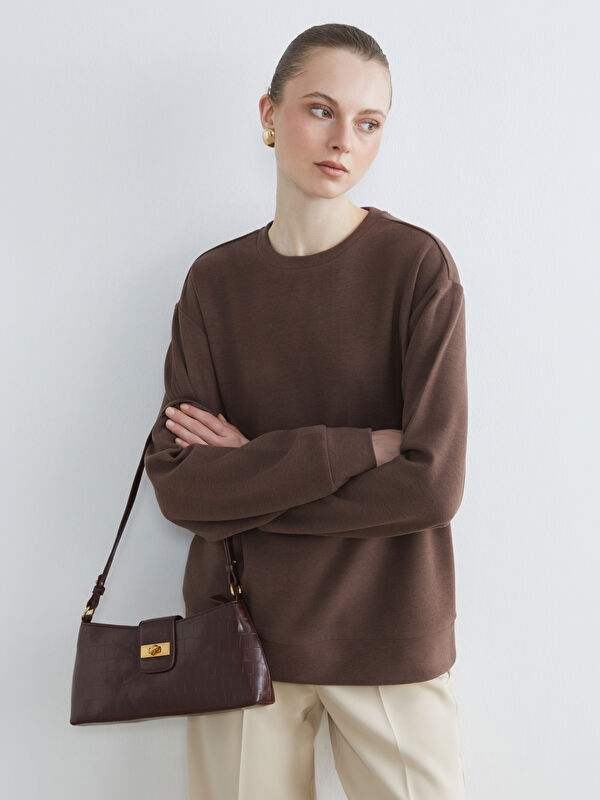 LCWAIKIKI Classic Crew Neck Women's Sweatshirt