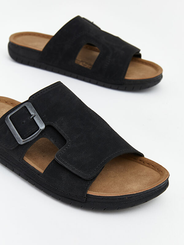 Lcw Steps Kahverengi Lcw Steps Süet Görünümlü Erkek Ev Terliği