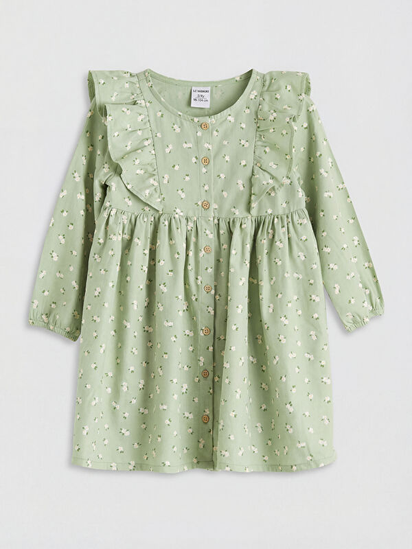 LCW Kids Floral Frilled Girls' Dress