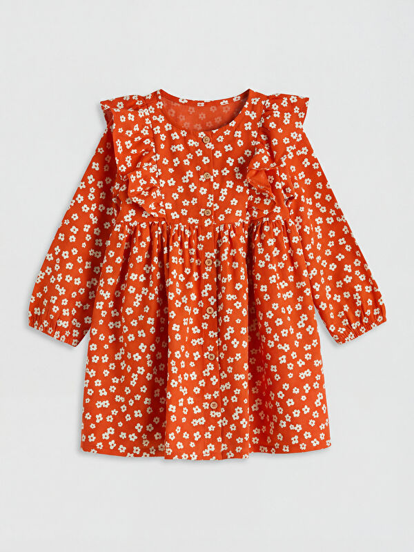 LCW Kids Floral Frilled Girls' Dress