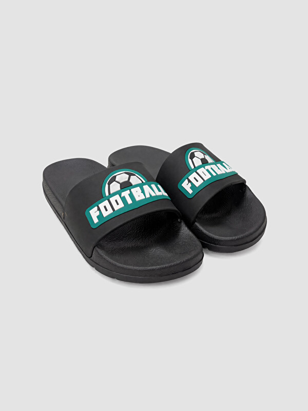 LCW STEPS Football Printed Boys' Slippers