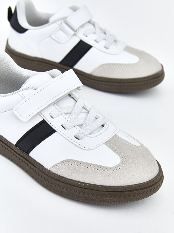 Bağcık ve Cırt Cırtlı Erkek Bebek Spor Ayakkabı - Görsel 4