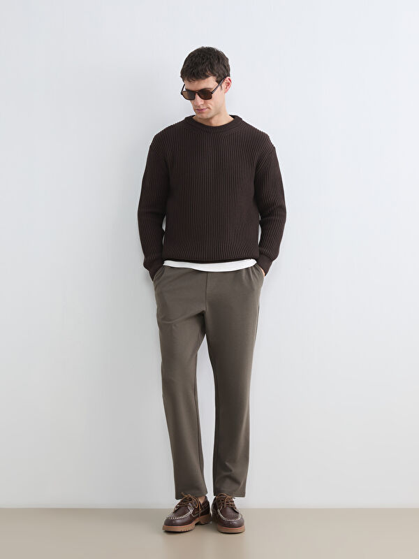 LCW Vision Pantalon à Taille Élastiquée Régulier pour Hommes
