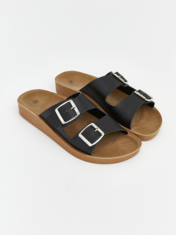 LCW STEPS Doppelte Riemen Dicke Sohle Damen Slipper