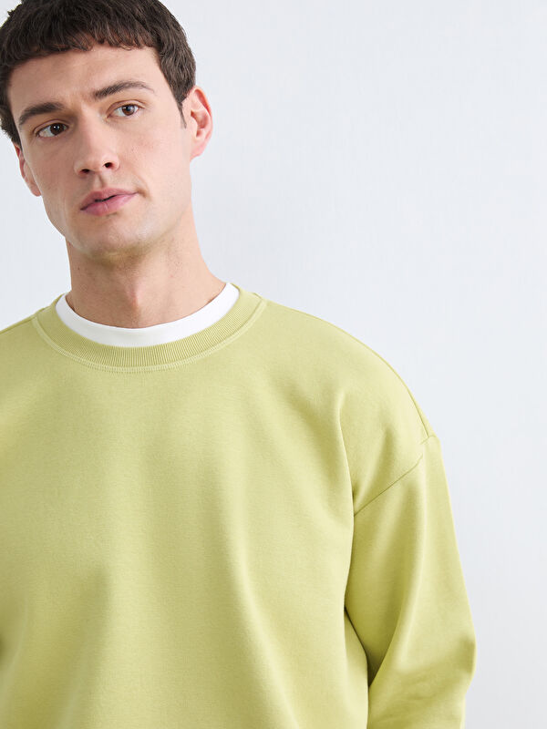 LCW Vision Crew Neck Men's Thick Sweatshirt