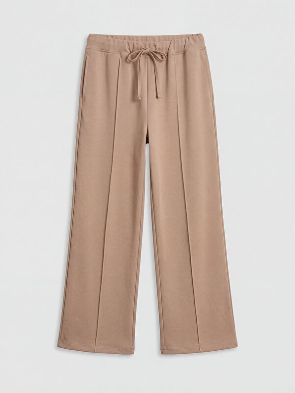 XSIDE Women's Elastic Waist Wide Leg Jogger Sweatpants