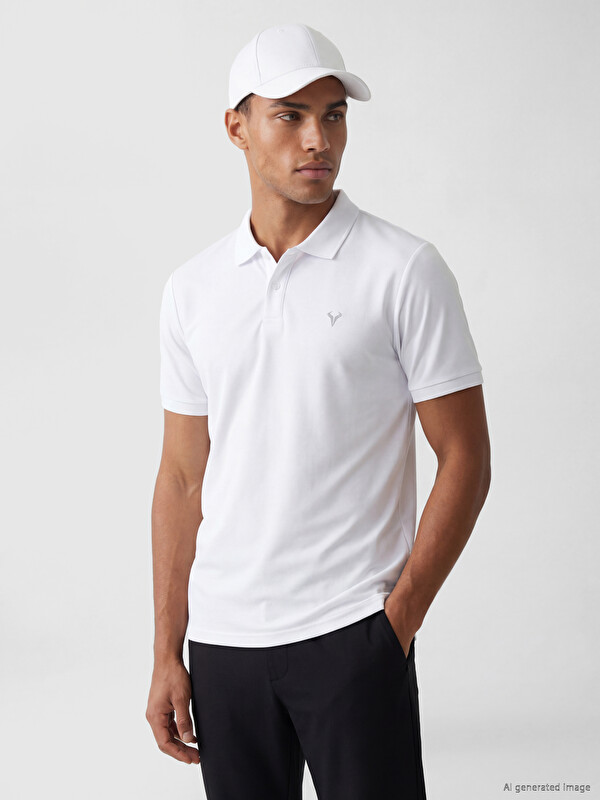 XSIDE ACTIVE Man White Sports T-Shirt